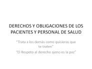 DERECHOS Y OBLIGACIONES DEL PACIENTE