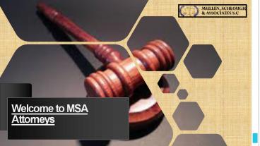 Welcome to MSA Attorney