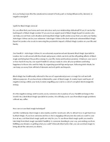 Black Magic Removal in Sydney