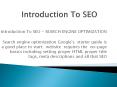 PALVI SEO TUTORIAL IN LALRU PowerPoint PPT Presentation