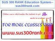 SUS 300 RANK Education System--sus300rank.com