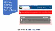 Why Garmin Express Displays Server Error | Dial 1-833-426-2020