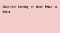 Oxidized Earring at Best Price in India