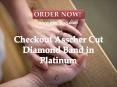 Checkout Asscher Cut Diamond Band in Platinum - Order Now PowerPoint PPT Presentation
