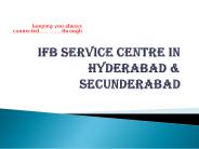 IFB Service Centre in Hyderabad