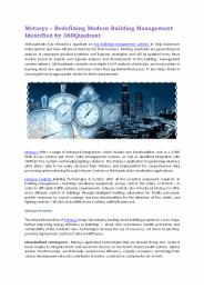 Metasys – Redefining Modern Building Management