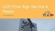 LED Price Sign Service & Repair-maliklighting.com