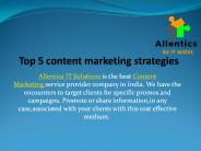 Content Marketing Services PPT