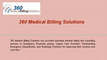 Arizona Urgent Care Medical Billing