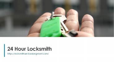 24 hour locksmith