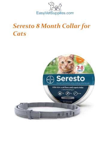 Seresto 8 month collar for cats - Easyvetsupplies