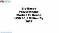Bio-Based Polyurethane Market PowerPoint PPT Presentation