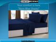 Navy blue sheets PowerPoint PPT Presentation