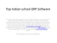 Top Indian school ERP Software PowerPoint PPT Presentation