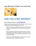 Lotto Results PowerPoint PPT Presentation