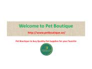 Pet Boutique & Spa