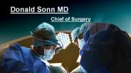 Donald Sonn MD Chief of Surgery