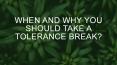WHEN AND WHY YOU SHOULD TAKE A TOLERANCE BREAK? PowerPoint PPT Presentation