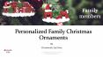 Personalized Family Christmas Ornaments PowerPoint PPT Presentation