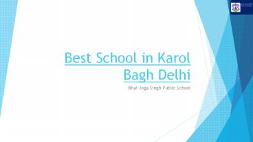 Best School in Karol Bagh Delhi