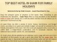 Top Best Hotel in Guam for Family Holidays PowerPoint PPT Presentation