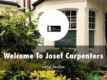 Josef Carpenters Presentation