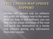 Free Garmin map update support