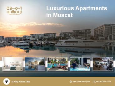 Luxurious Apartments in Muscat