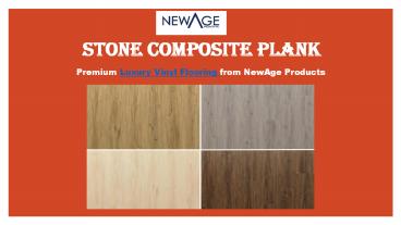 Stone Composite plank | NewAge Products