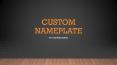 Custom Nameplate for your house by Chitrachaya PowerPoint PPT Presentation