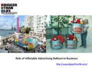 Role of Inflatable Advertising Balloon in Business