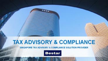 TAX ADVISORY & COMPLIANCE SERVICES - Bestar