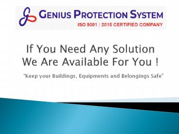 Chemical Earthing | Chemical Earthing Manufacturer