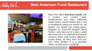 Best American Food Restaurant
