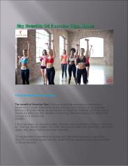 Big Benefits Of Exercise Tips, Know Immediately