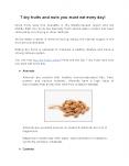 7 dry fruits and nuts you must eat every day! PowerPoint PPT Presentation
