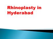 Rhinoplasty in Hyderabad