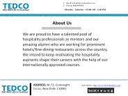 Chef Course In Delhi