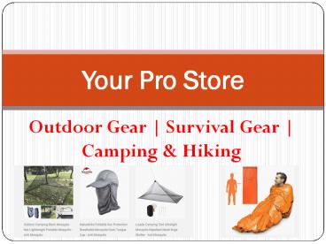 Outdoor Sports & Fitness – YourProStore