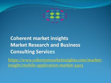 Mobile application market