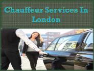 Chauffeur Services In London
