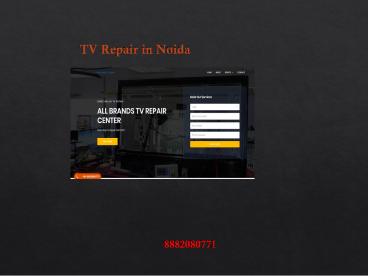 LED TV Repair in Noida
