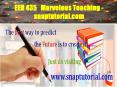 EED 435  Marvelous Teaching - snaptutorial.com PowerPoint PPT Presentation