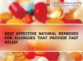 Best Effective Natural Remedies for Allergies that Provide Fast Relief PowerPoint PPT Presentation
