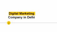 Digital Marketing Company in Delhi