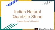 Indian Natural Quartzite Stone