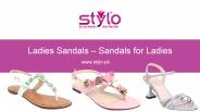 Ladies Sandals – Sandals for Ladies-Stylo.com