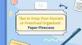 Tips to Keep Your Daycare or Preschool Organized - Paper Pinecone PowerPoint PPT Presentation