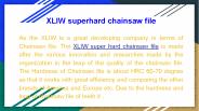 XLIW superhard chainsaw file