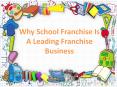Why School Franchise Is A Leading Franchise Business PowerPoint PPT Presentation